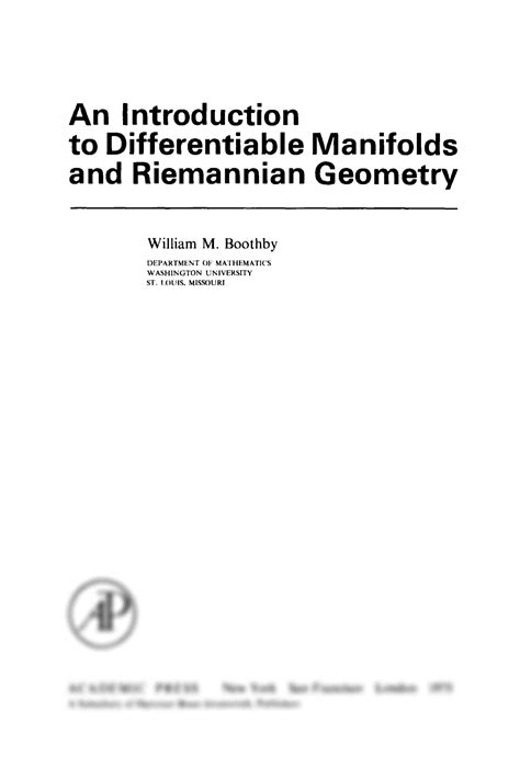 Solution Manifold Boothby PDF