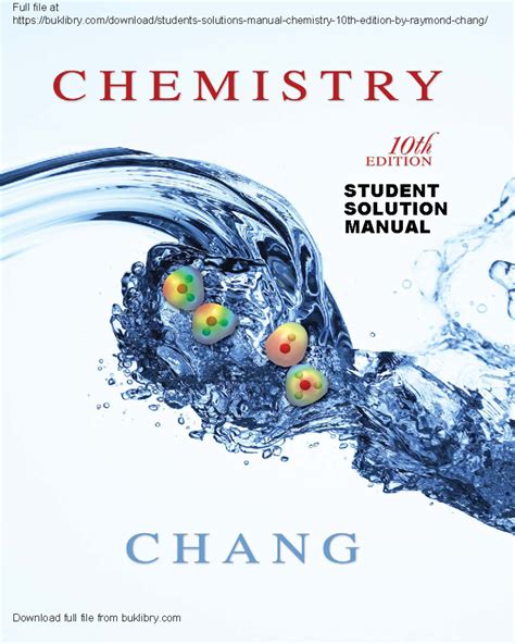 Solution Manual Chemistry Kindle Editon