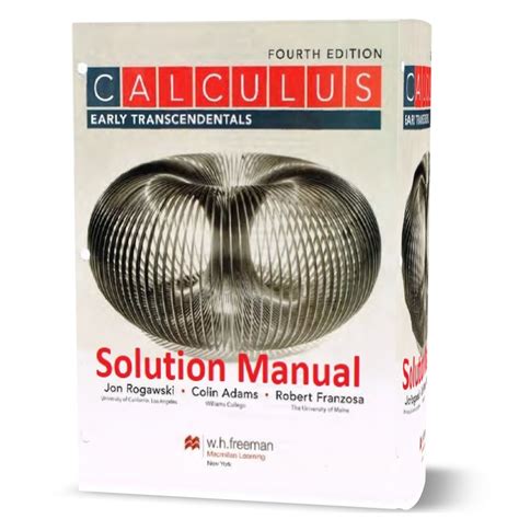 Solution Manual For Calculus Early Transcendentals 4th Edition Epub