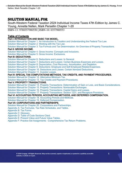 Solution Manual For Income Tax PDF