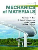 Solution Manual For Mechanics Of Materials 6th Edition By Beer PDF