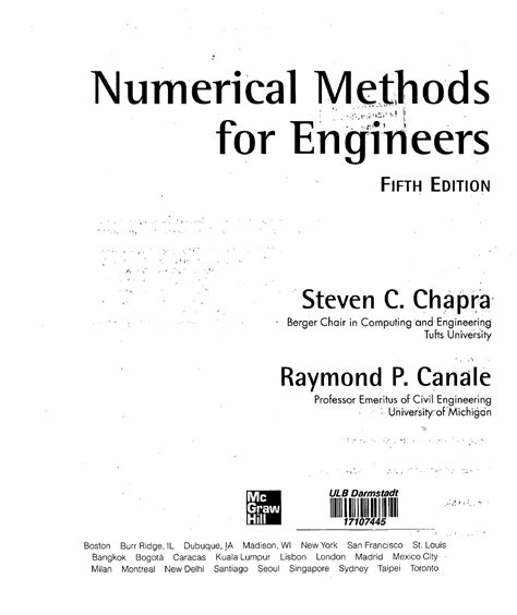 Solution Manual For Numerical Methods Engineers 5th Edition Reader