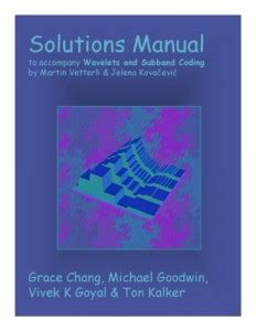 Solution Manual For Wavelets Reader