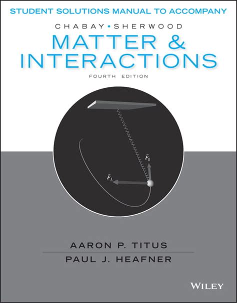 Solution Manual Matter And Interactions Epub