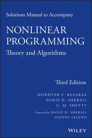 Solution Manual Nonlinear Optimization PDF