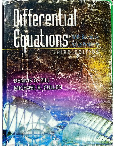 Solution Manual Of Differential Equation By Dennis Zill 3rd Edition Reader