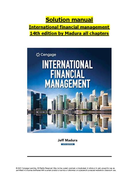 Solution Manual Of International Financial Management Jeff Madhura PDF