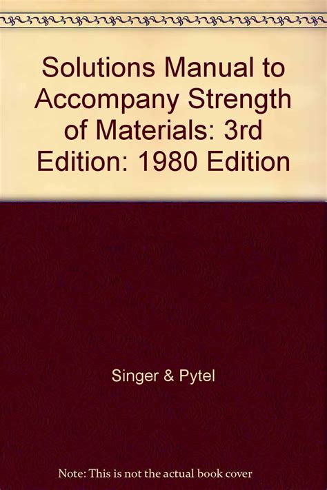 Solution Manual Of Strength Materials By Pytel Singer Epub