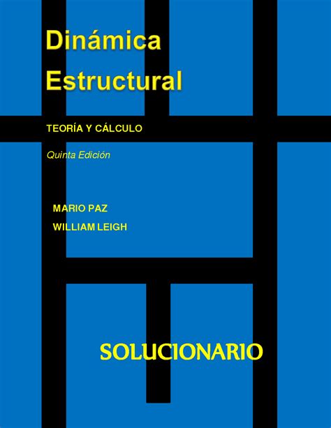 Solution Manual Of Structural Dynamics Mario Paz PDF