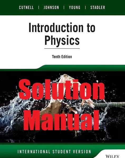 Solution Manual Physics Cutnell And Johnson 8th Ebook Epub