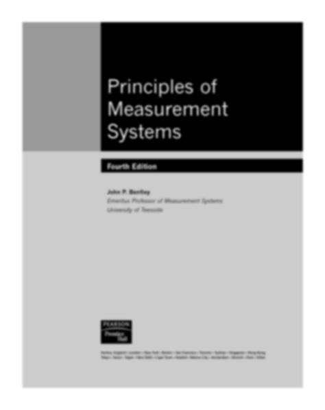 Solution Manual Principle Of Measurment Systems Epub