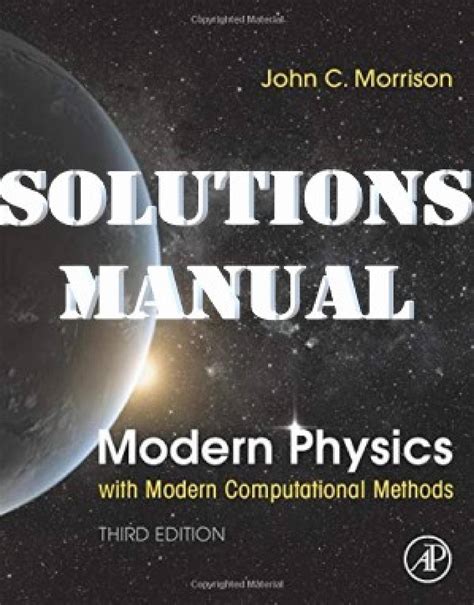 Solution Manual Quantum Mechanics Morrison PDF