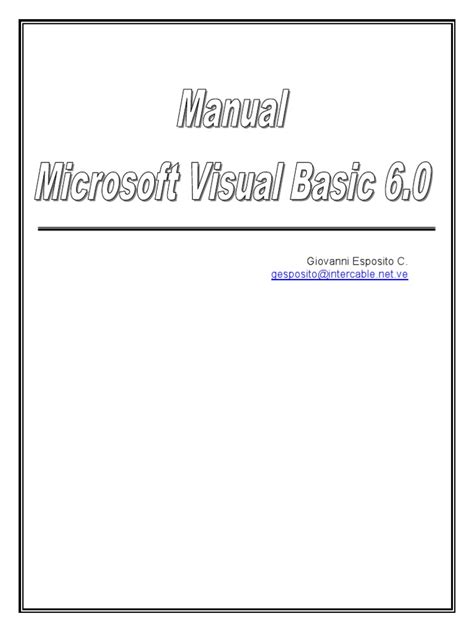 Solution Manual Visual Basic 6 Pdf PDF