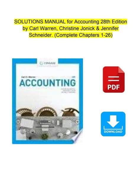 Solution Manuals Accounting Kindle Editon