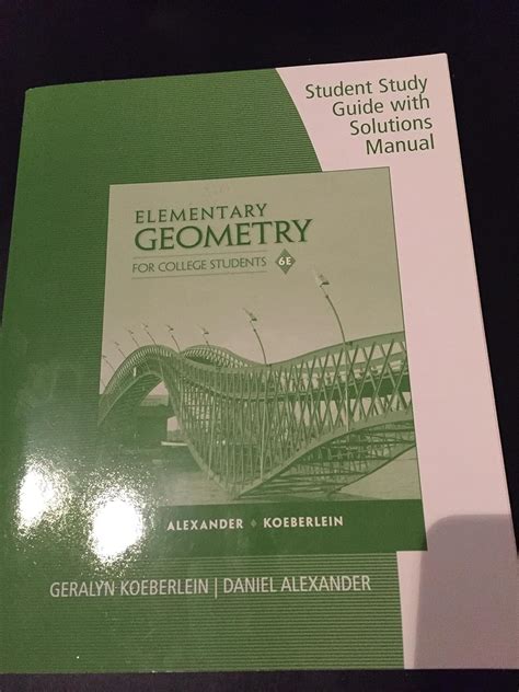 Solution Manuals Elementary Geometry 5th Edition Epub