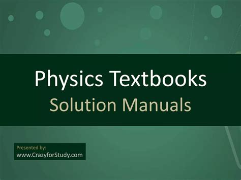 Solution Manuals To Textbooks Epub