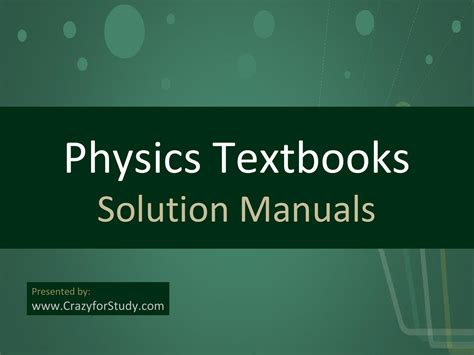 Solution Manuals To Textbooks Pdf Kindle Editon