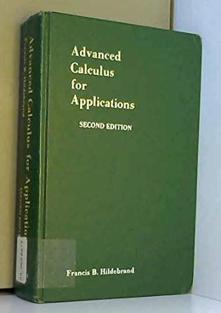 Solution Of Advanced Calculus For Applications Hildebr Doc