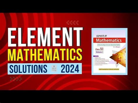 Solution Of Elements Mathematics Class Eleventh Doc