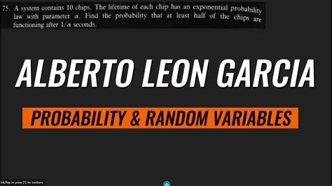 Solution Of Leon Garcia Probability Ch 11 Kindle Editon