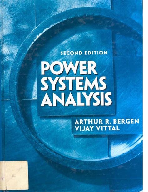 Solution Power Systems Analysis Vijay Vittal PDF