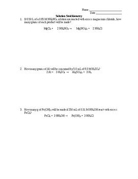 Solution Stoichiometry Problem Solver Kindle Editon