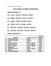 Solution To Brief Exercises Chapter 2 Kimmel Doc