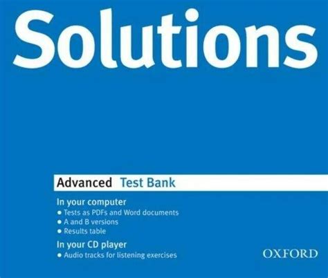 Solutions Advanced Test Bank Multirom Reader