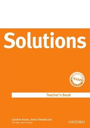 Solutions Advansed Teachers Book Key Kindle Editon