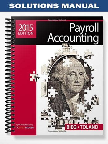 Solutions Bieg Toland Payroll Accounting 2014 Payroll Project Ebook Epub