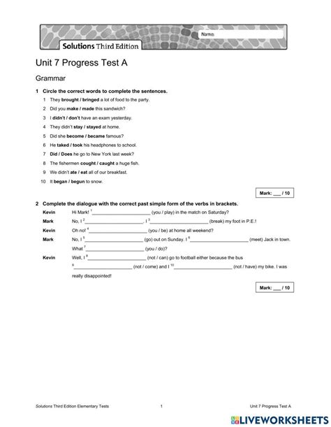 Solutions Elementary Test Epub