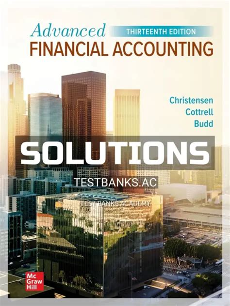 Solutions For Advanced Financial Accounting Kindle Editon