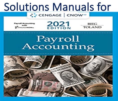 Solutions For Bieg Toland Payroll Accounting Ch7 Ebook Kindle Editon