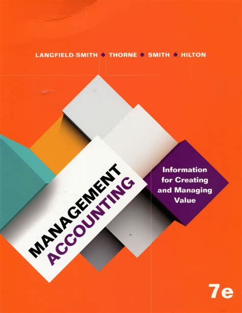 Solutions Guide Management Accounting 6e Langfield Ebook Doc