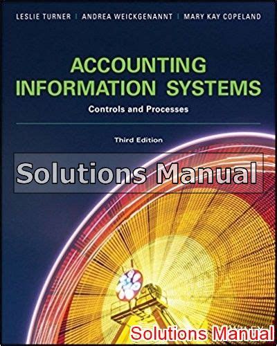 Solutions Manual Accounting Information Systems PDF