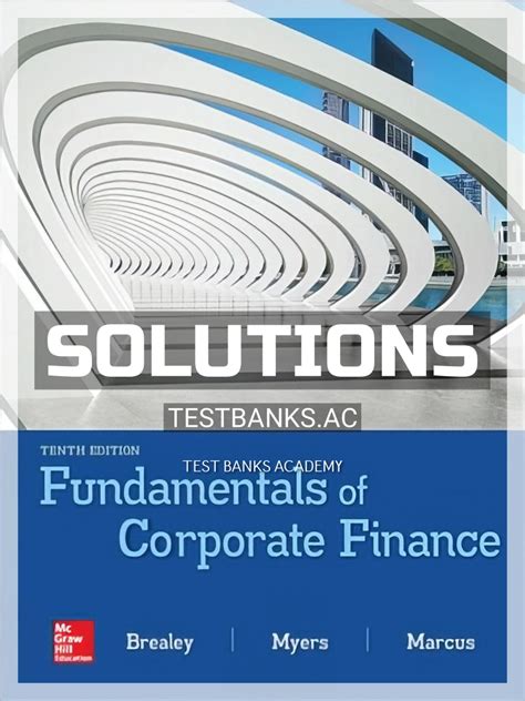 Solutions Manual Corporate Finance 10th Edition Brealey Epub