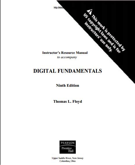 Solutions Manual Digital Fundamentals Thomas L Floyd 9th Edition Epub