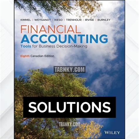 Solutions Manual Financial Accounting Kimmel PDF