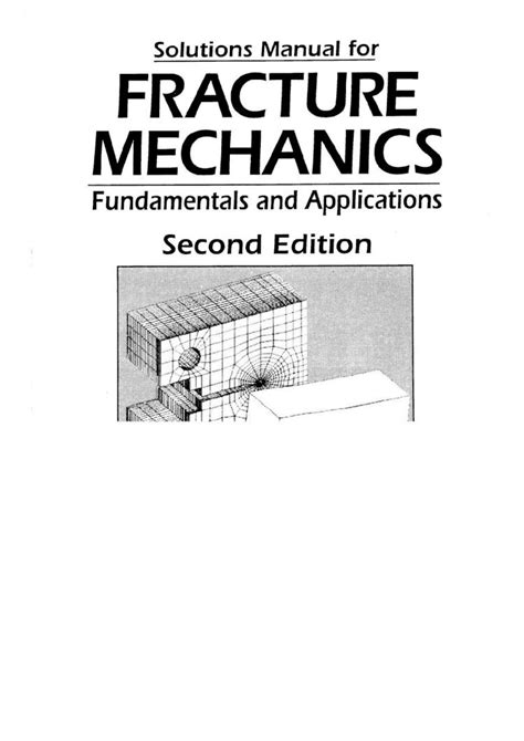 Solutions Manual For Fracture Mechanics PDF