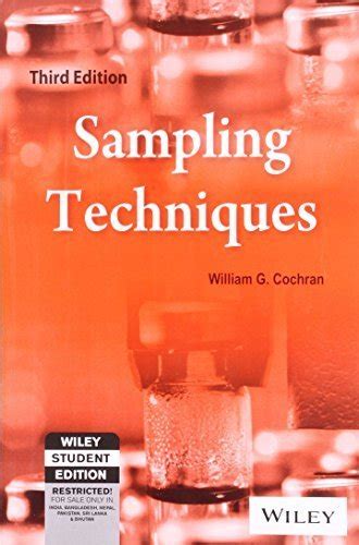 Solutions Manual For Sampling Techniques Cochran 3rd Edition Epub