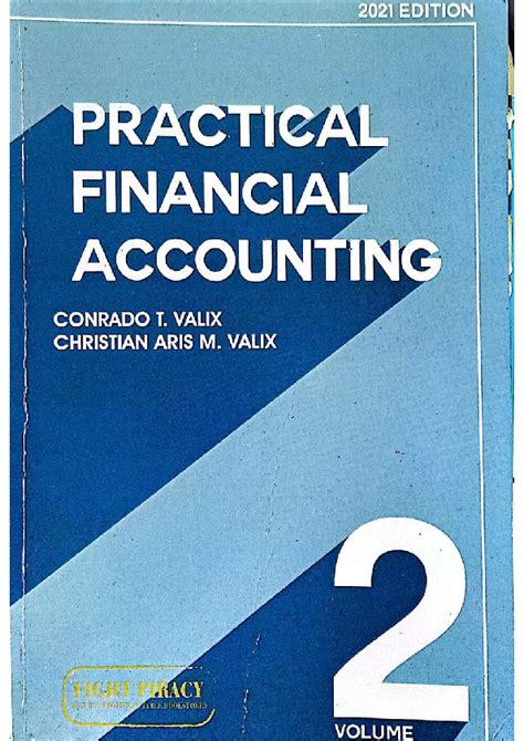 Solutions Manual Practical Accounting 2 Valix Reader