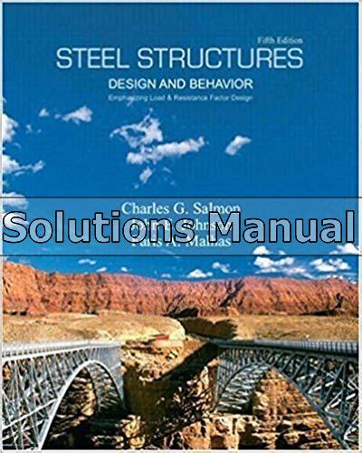 Solutions Manual Steel Structures PDF