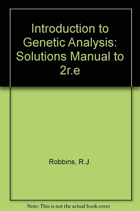 Solutions Manual for Introduction to Genetic Analysis PDF