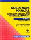 Solutions Manual for the Engineer-In-Training Reference Manual English Units PDF