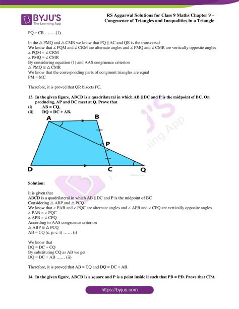 Solutions Of Class 9 Math Rs Aggarwal Reader