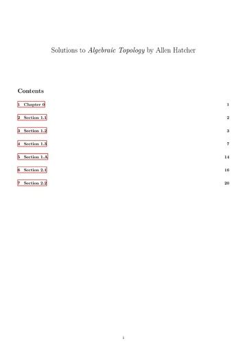 Solutions Of Hatcher Algebraic Topology Exercise 4 Epub