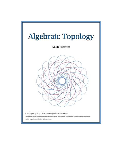 Solutions Of Hatcher Algebraic Topology Exercise 4 Ebook Epub