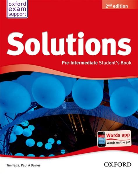 Solutions Pre Intermediate Oxford 2nd Edition Kindle Editon