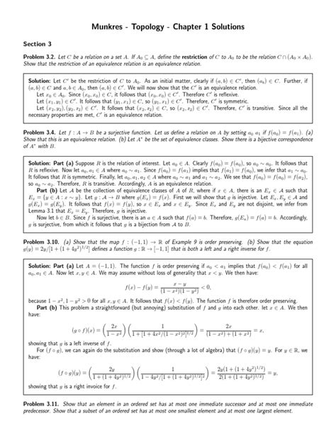 Solutions Problems Munkres Topology PDF Epub