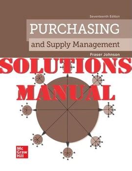 Solutions Purchasing And Supply Manegment Doc